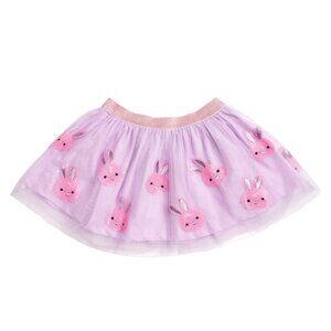 Girls Lavender Bunny Tutu - Dress Up Skirt - Kids Easter Tutu Size 4-6y